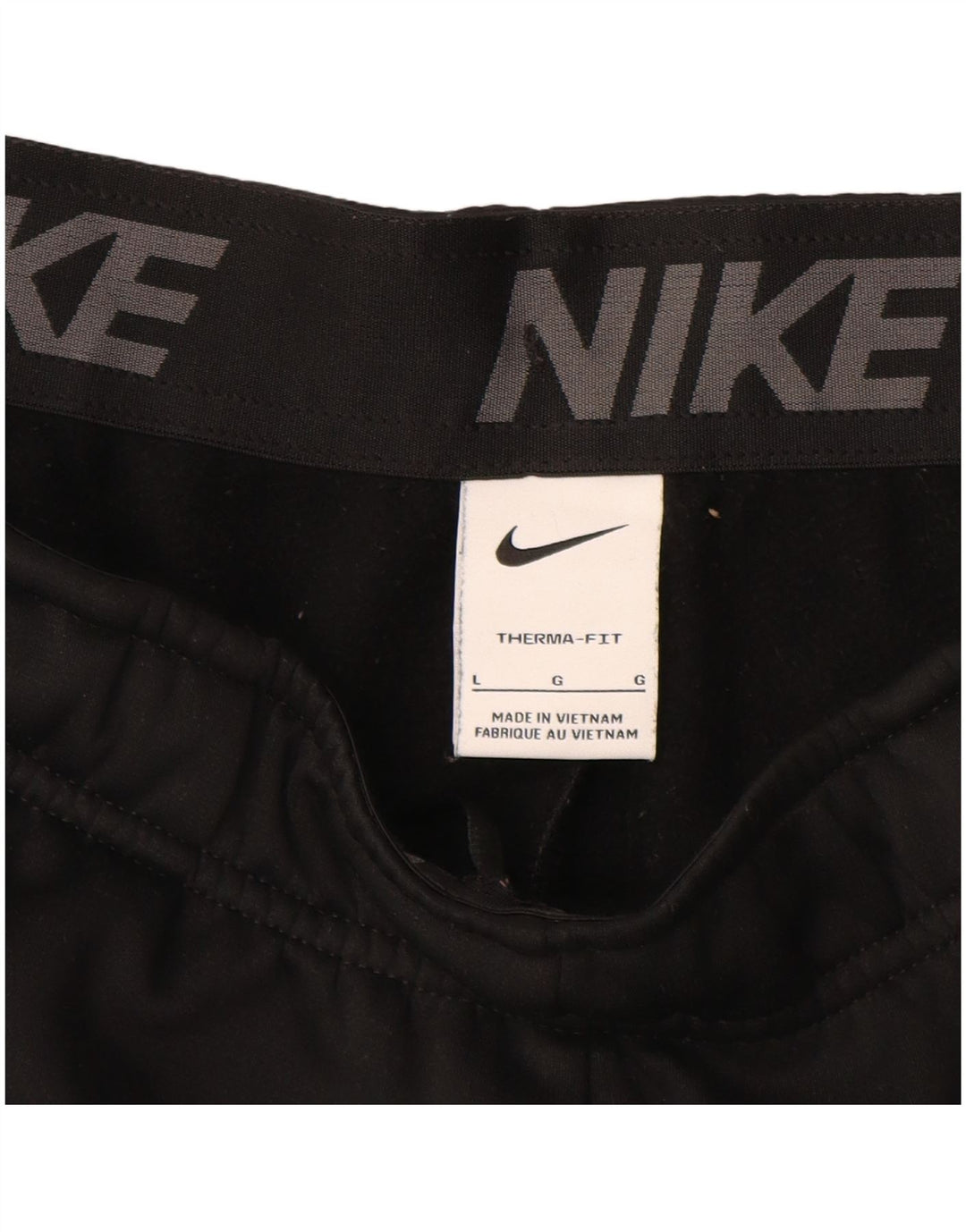 Pantaloni de trening NIKE Therma-Fit pentru bărbați Pantaloni de jogging, mari, negru, poliester