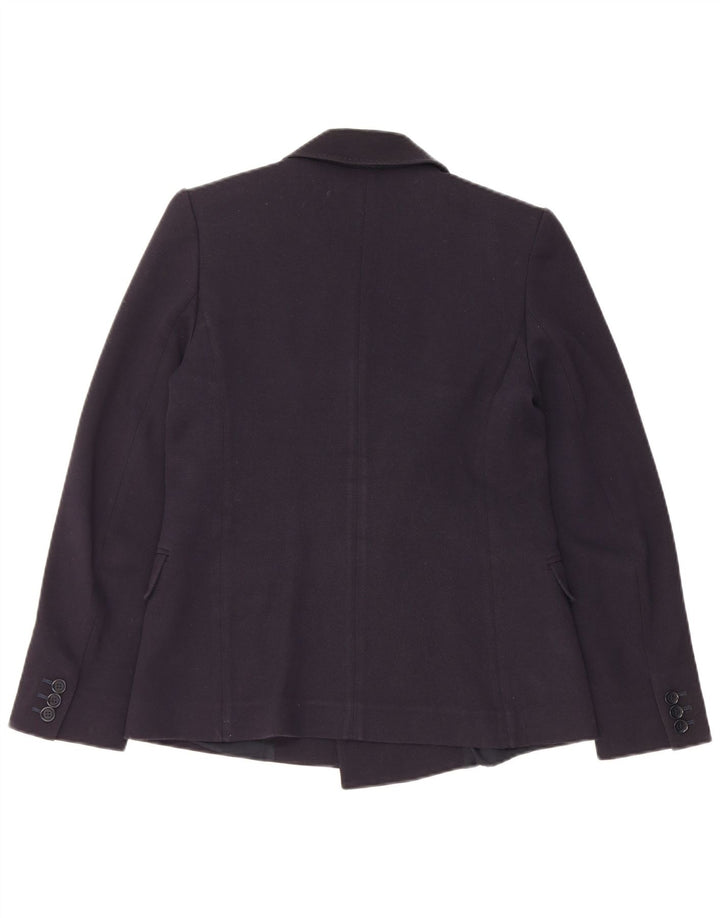 Max Mara Jachetă Blazer pentru Femei Weekend Dublu Breasted UK 10 Mic Bleumarin