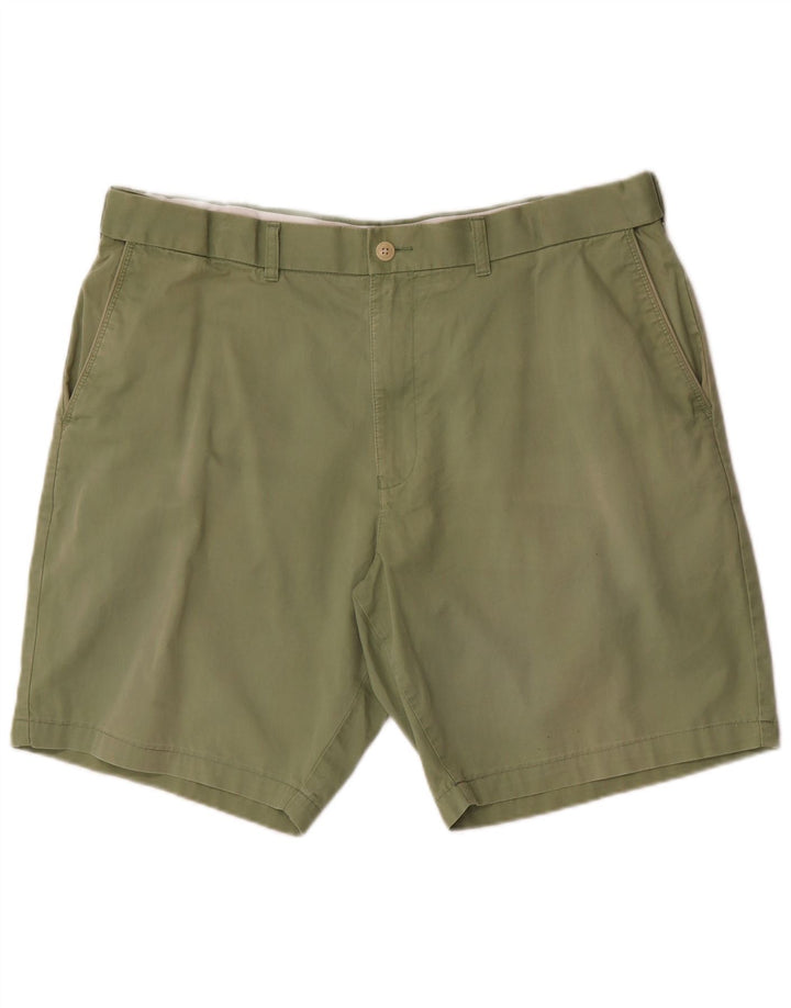 Pantaloni scurți chino pentru bărbați Marks & Spencer W40 XL, bumbac verde