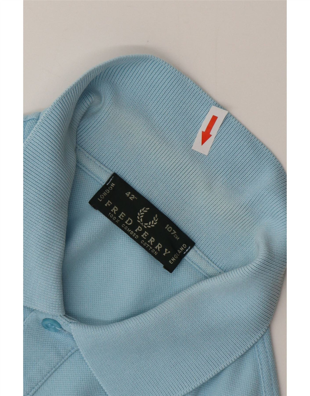 Cămașă polo Fred Perry pentru bărbați, bumbac albastru mediu