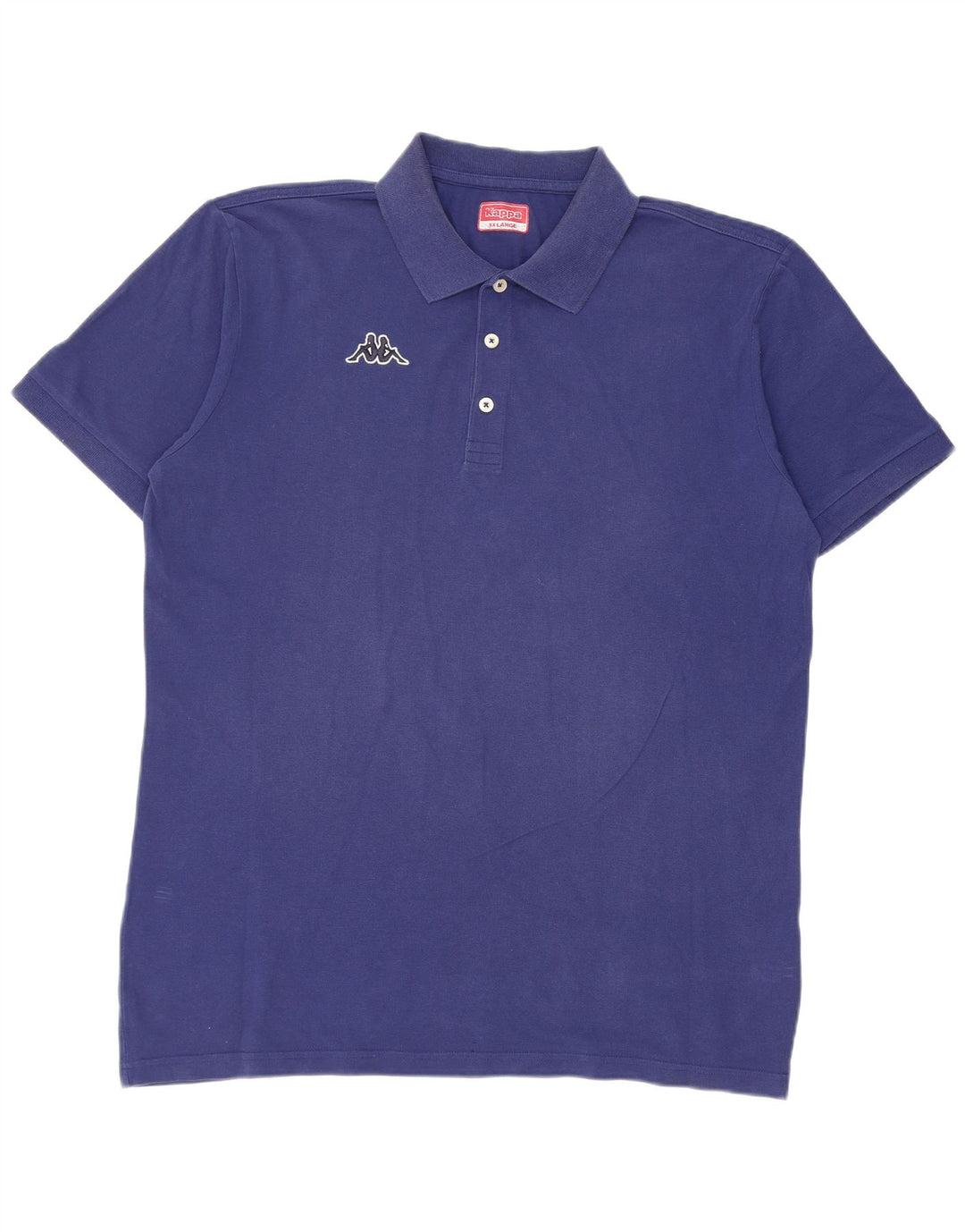 Cămașă polo pentru bărbați Kappa 2XL, bumbac albastru
