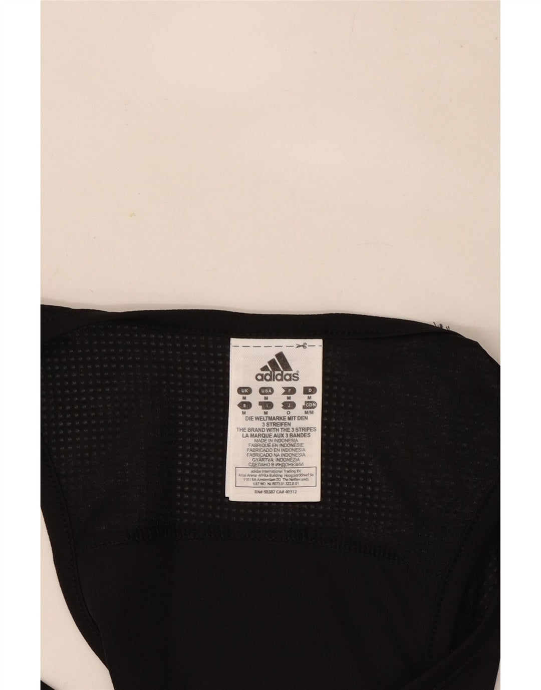 Vest Vest Top pentru bărbați Adidas Medium Negru Poliester