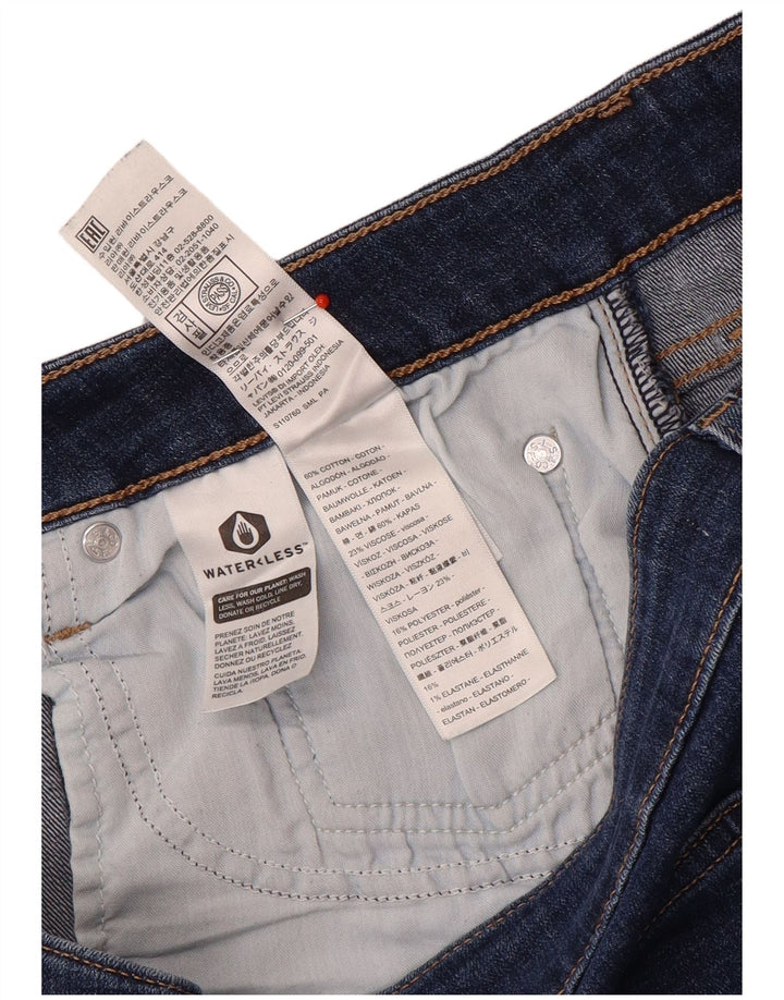 Blugi Levi's pentru femei 725, cu talie înaltă, W34 L30, bumbac bleumarin