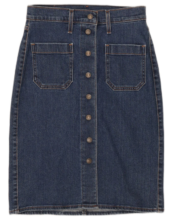 Fusta de blugi pentru femei Levi's W24 XS Bumbac albastru