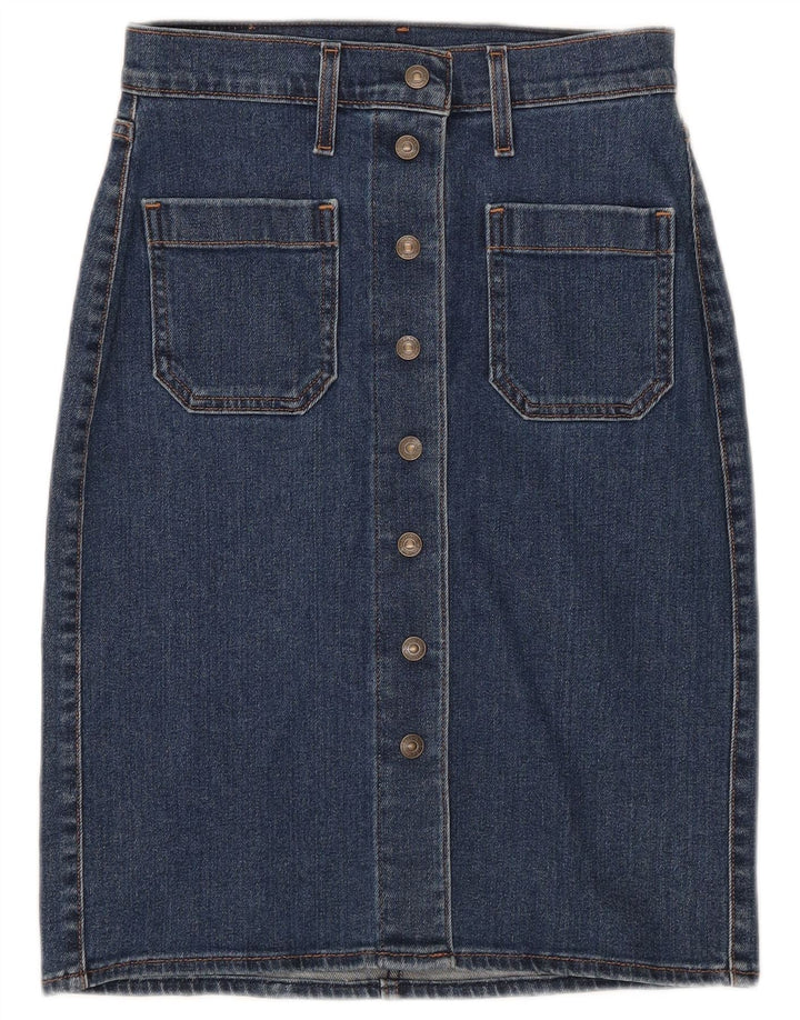 Fusta de blugi pentru femei Levi's W24 XS Bumbac albastru