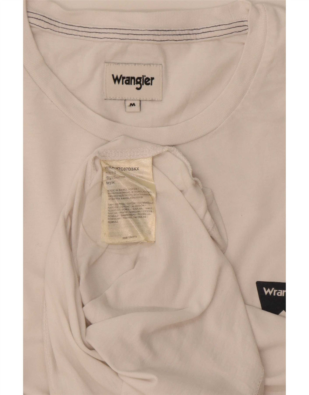 Tricou Bărbați Wrangler Top Medium Alb Bumbac