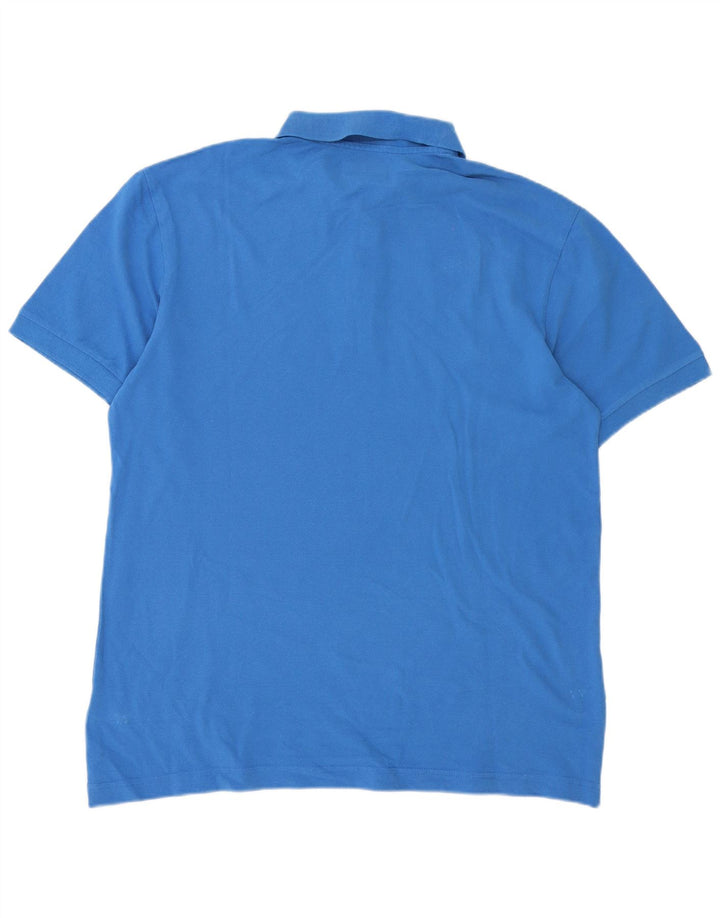 Cămașă polo pentru bărbați Kappa 2XL, bumbac albastru