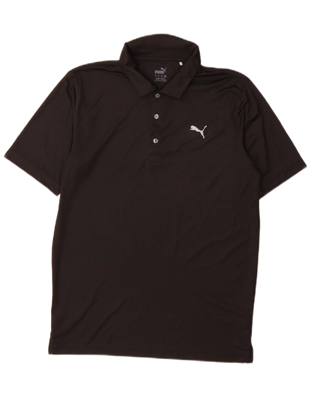 Tricou polo Puma pentru bărbați, poliester mediu negru