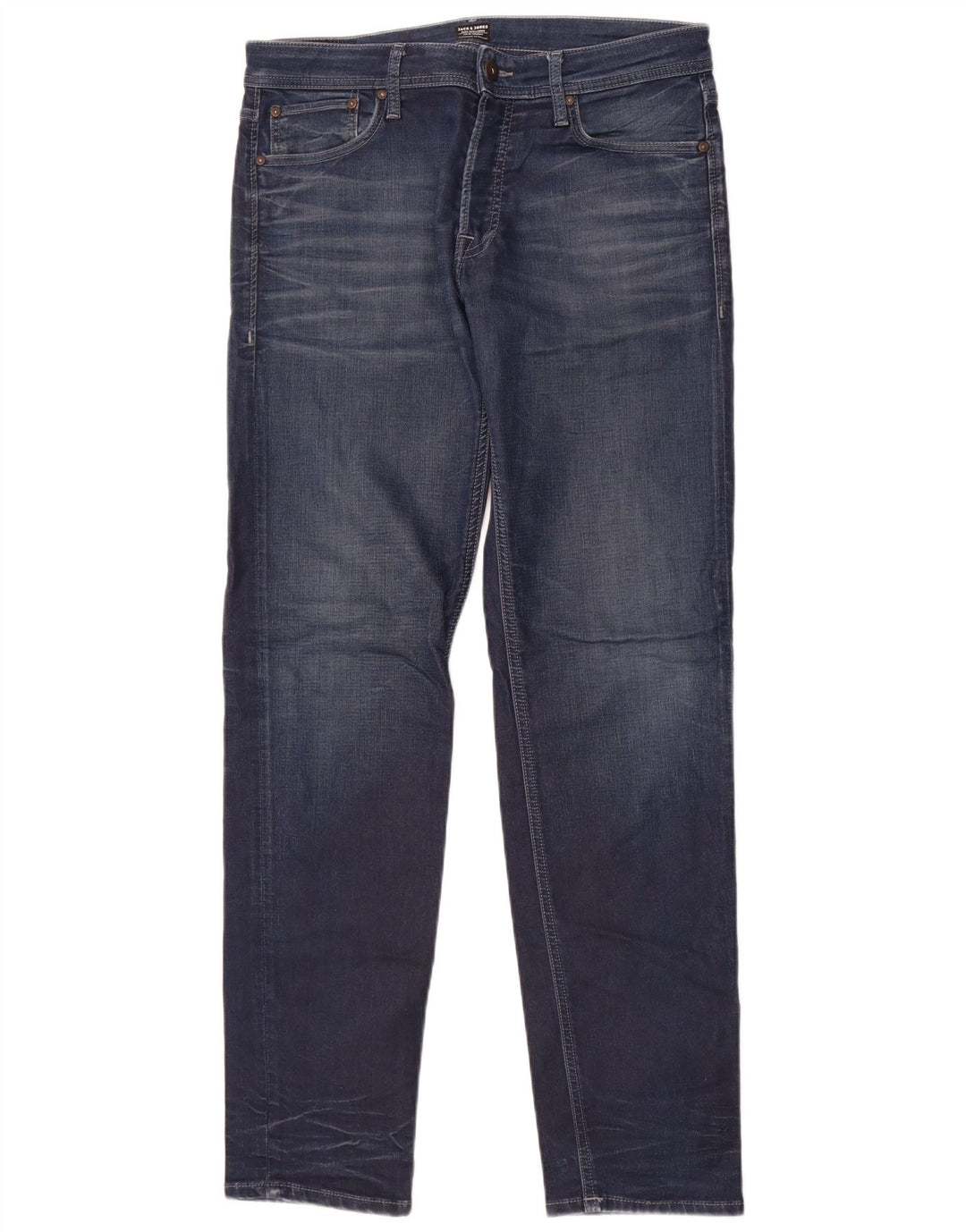 Blugi slim pentru bărbați Jack & Jones W32 L34 Bumbac albastru