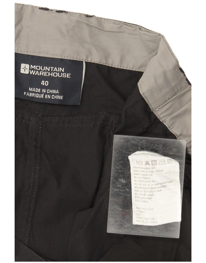 Pantaloni scurți cargo pentru bărbați Mountain Warehouse W40 XL poliester negru