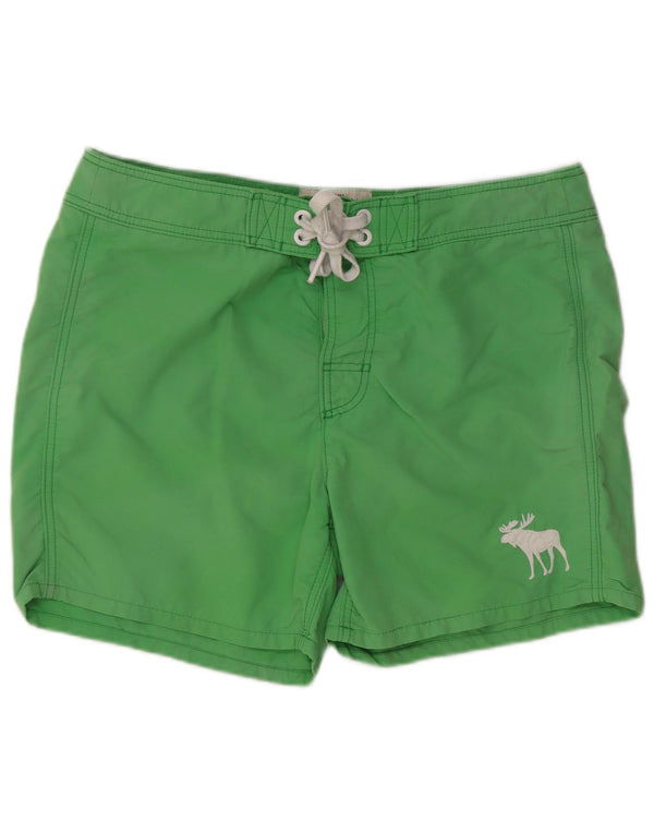 ABERCROMBIE & FITCH Pantaloni scurți de înot pentru bărbați XL nailon verde