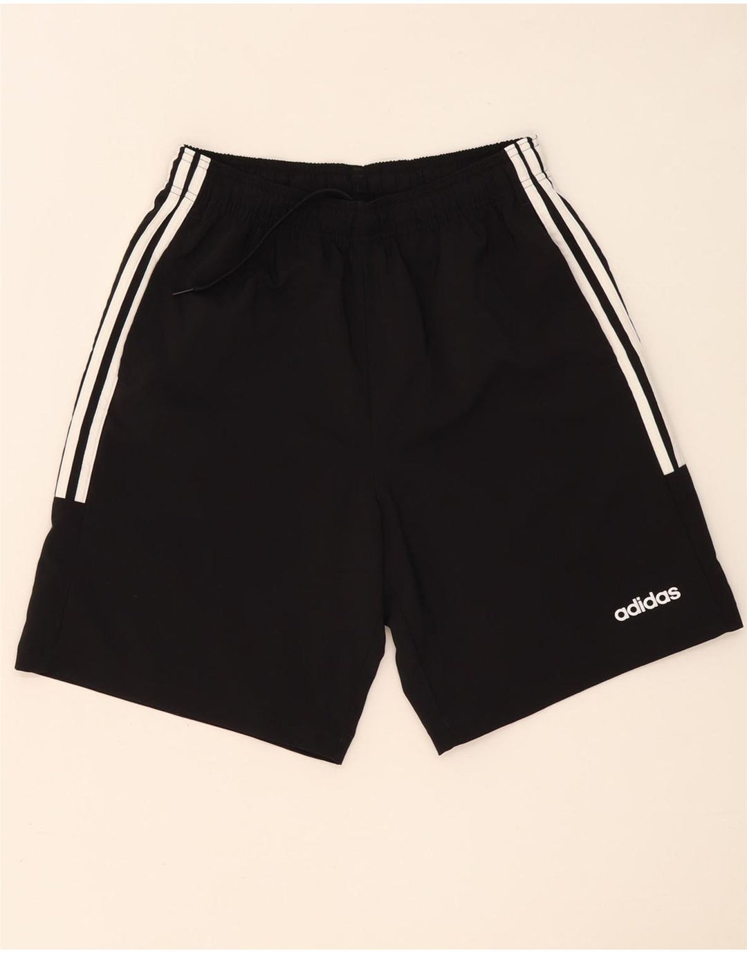 Pantaloni scurți sport pentru bărbați Adidas, poliester mediu negru