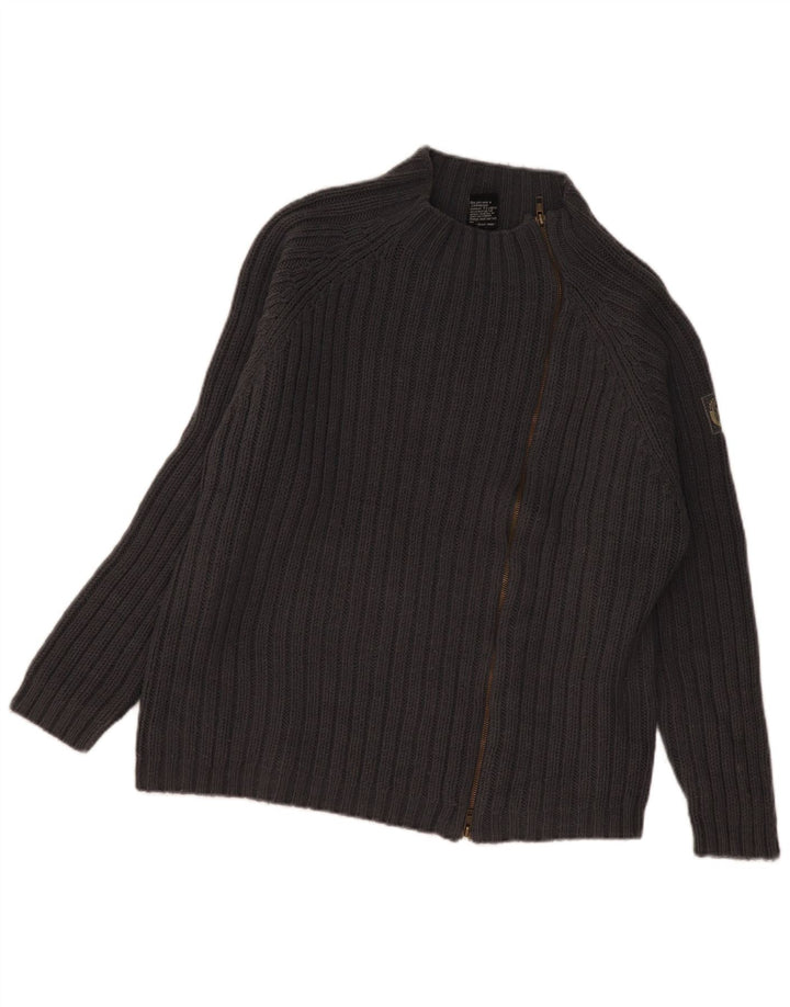 Pulover cardigan supradimensionat pentru femei Scorpion Bay UK 14 Medium Gri Acrilic