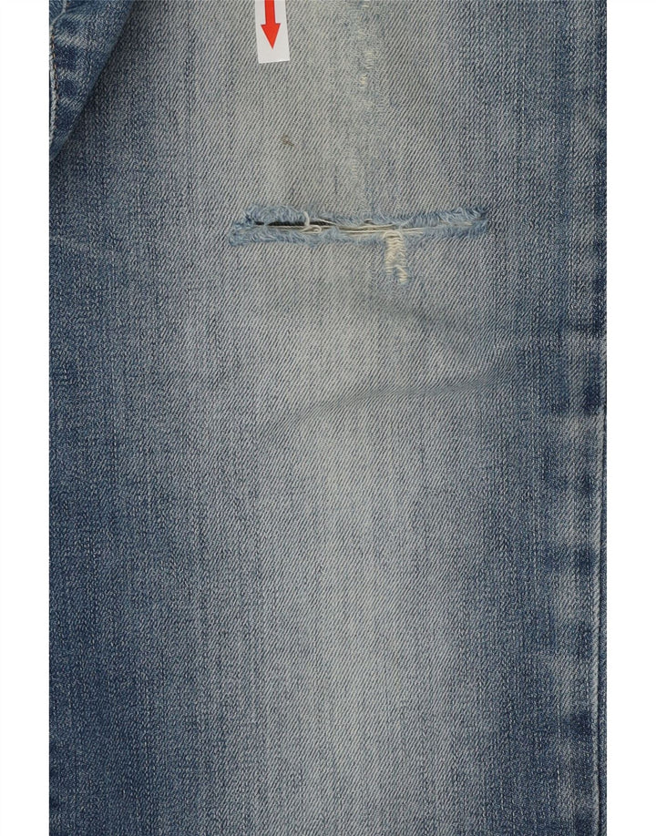 Blugi slim pentru bărbați CALVIN KLEIN Distressed Slim W34 L30 Blue