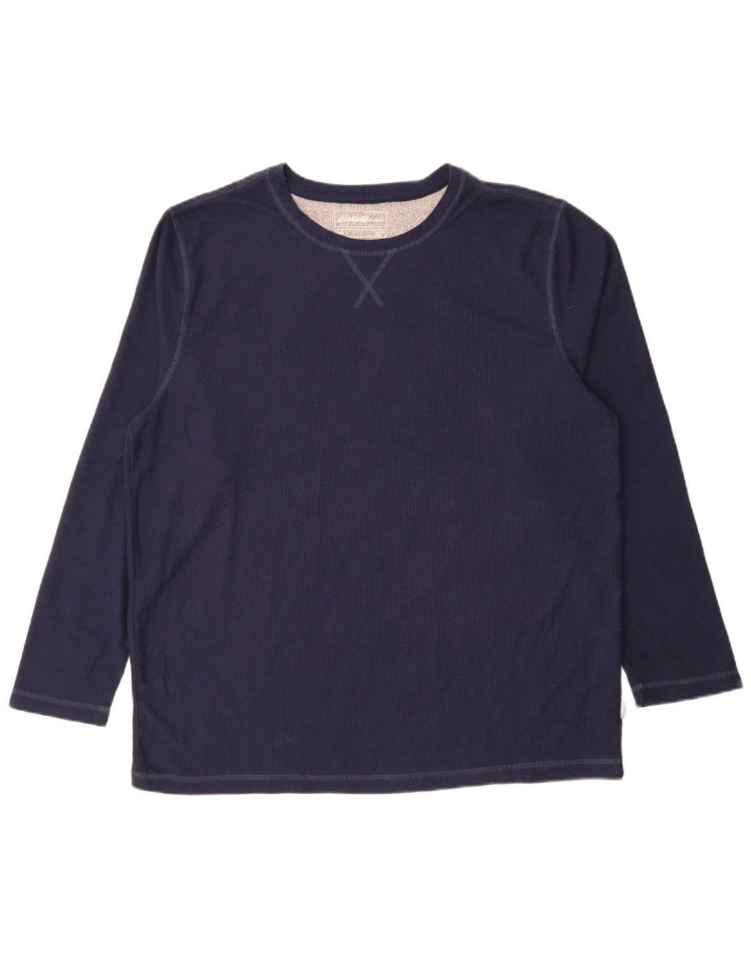 Eddie Bauer Top pentru bărbați cu mânecă lungă XL bleumarin poliester