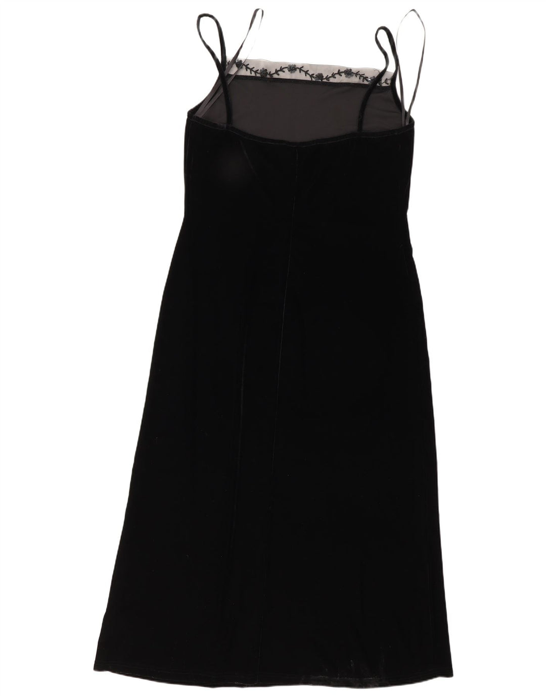 Rochie maxi fără mâneci pentru femei Opera By Richards UK 16 Poliester negru mare