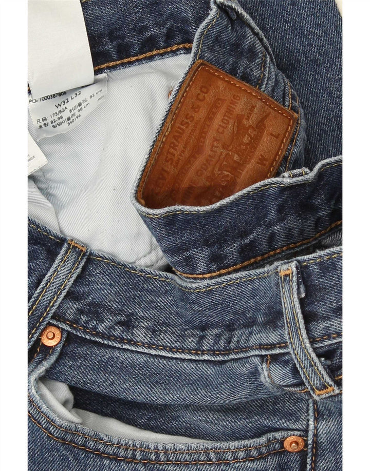 Blugi drepti pentru bărbați Levi's W32 L32 Bumbac albastru