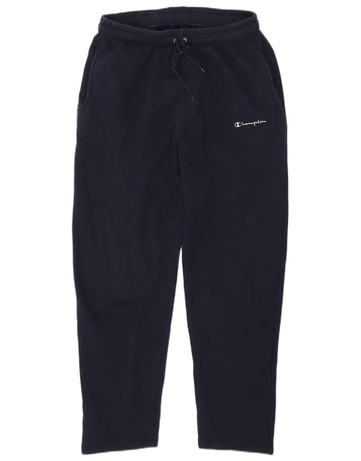 Pantaloni de trening pentru bărbați Champion, bumbac, albastru bleumarin mediu