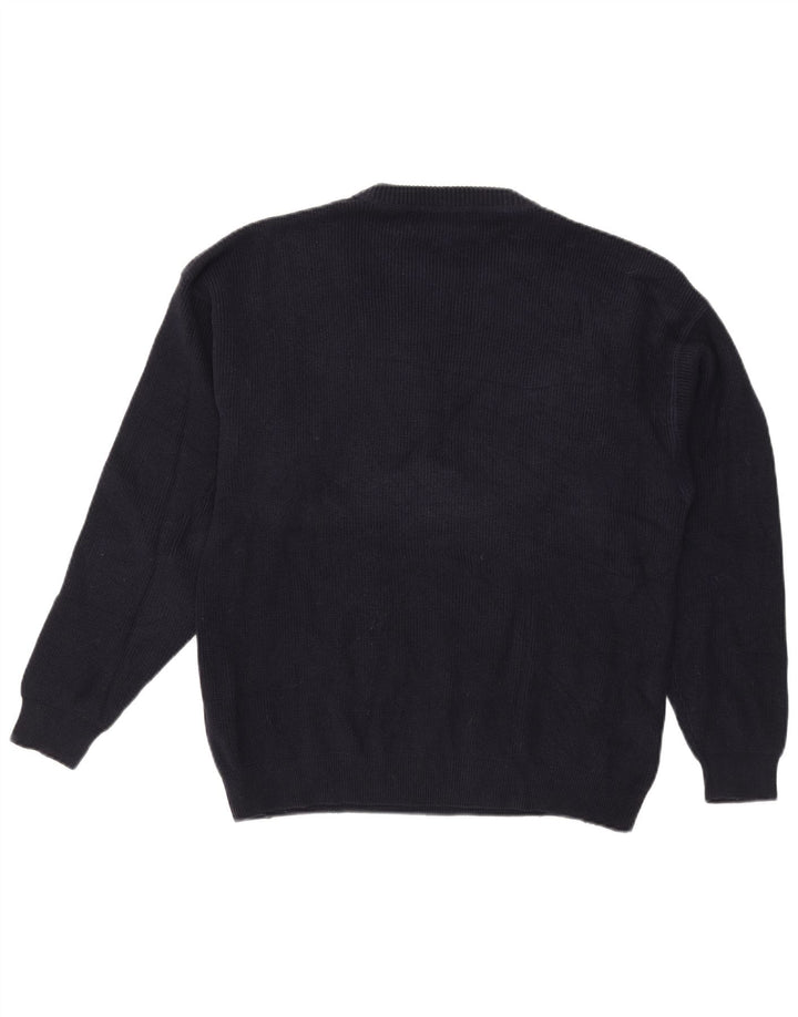 Pulover pentru bărbați Eddie Bauer, cu gât crew, din bumbac, albastru bleumarin mediu