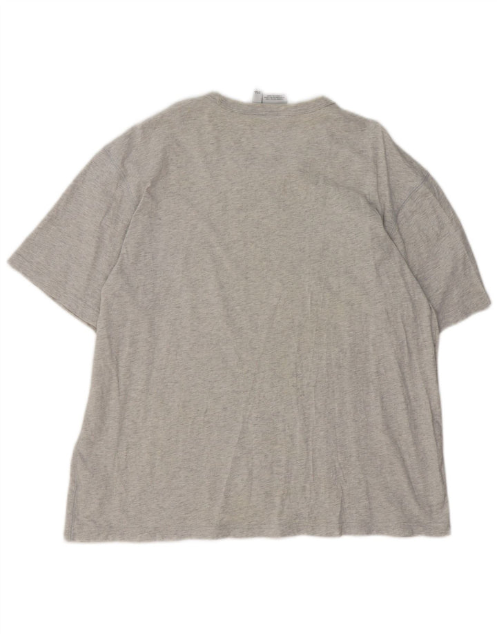 Tricou pentru bărbați Adidas Top mare, gri, pete din bumbac