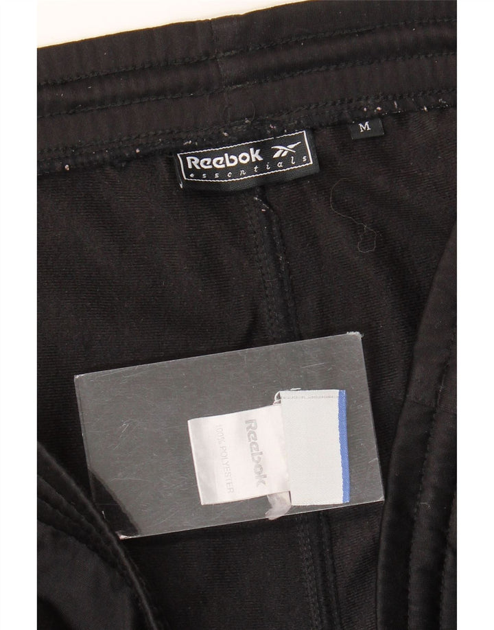 Pantaloni de trening Reebok pentru bărbați, poliester mediu negru
