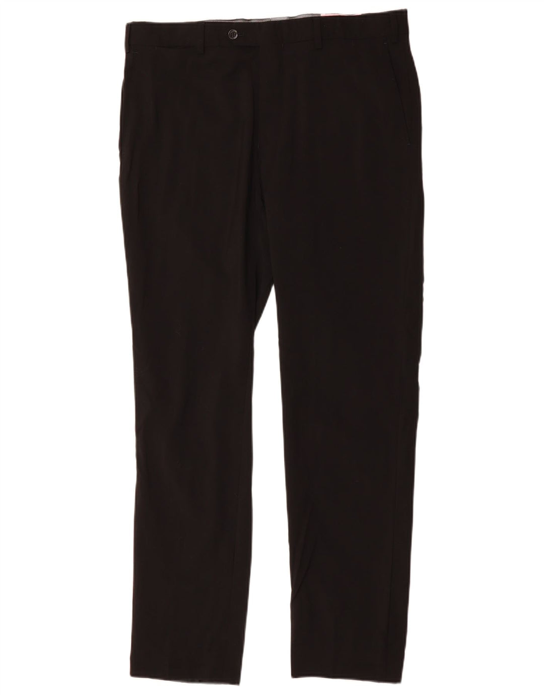 MASSIMO DUTTI Pantaloni de costum pentru bărbați slim EU 44 Large W34 L31 Lână neagră