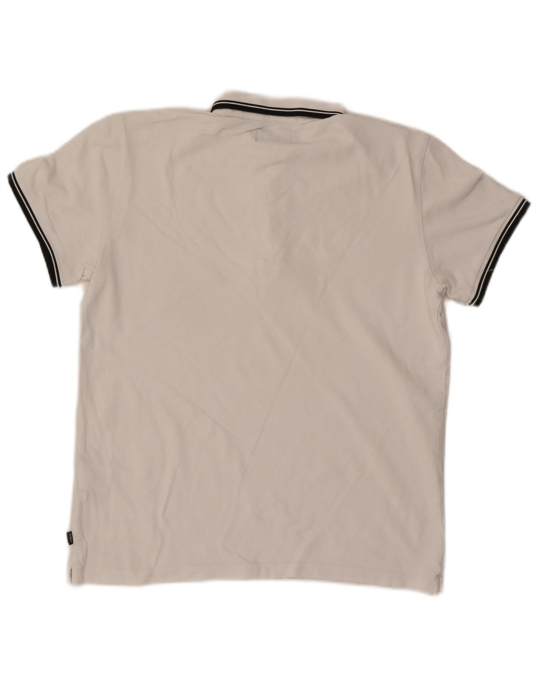 Tricou polo pentru bărbați Superdry, mare, alb, bumbac