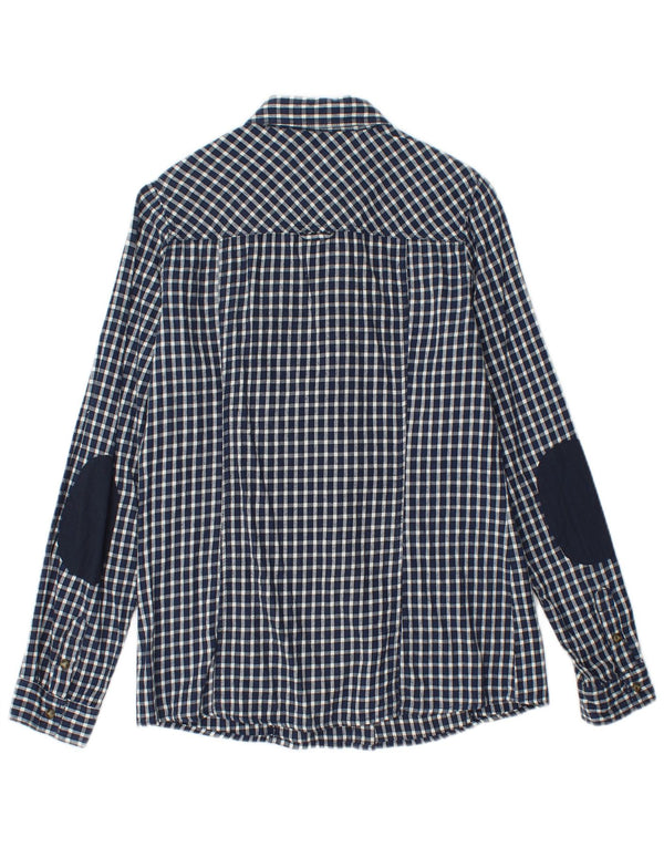 Cămașă BRUGI pentru femei UK 12 Medium Bluemarin Gingham Bumbac