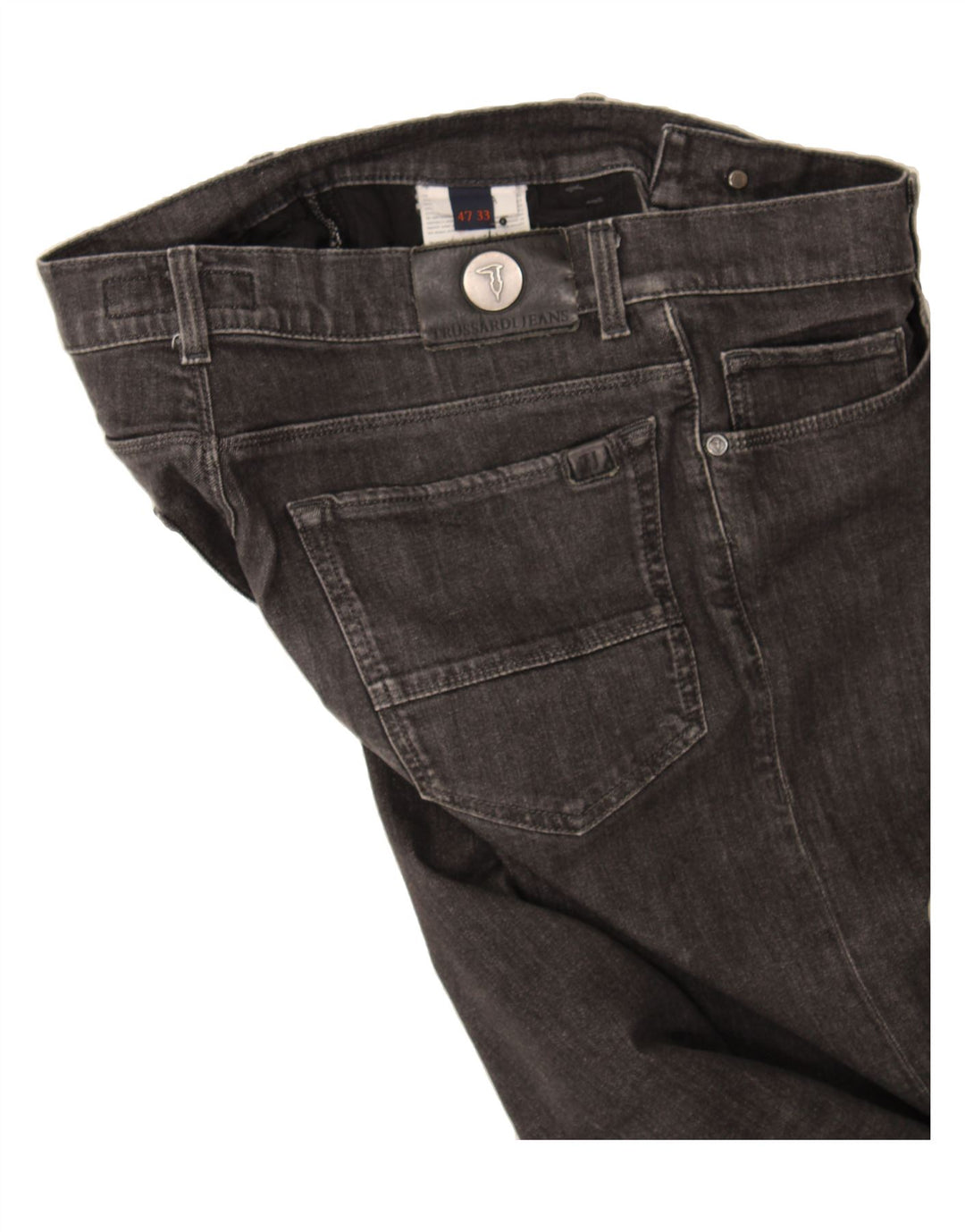 TRUSSARDI Mens Slim Jeans W33 L34 Black Vintage Trussardi and Second-Hand Trussardi from Messina Hembry 