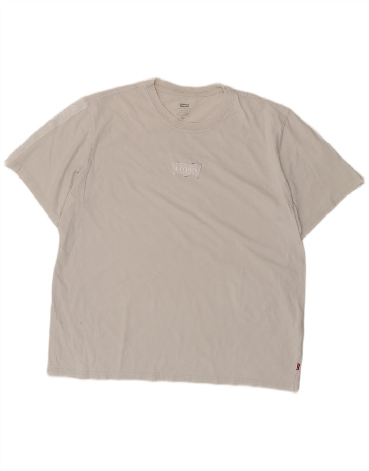 Tricou Levi's Relaxed Fit Top Mare din bumbac alb