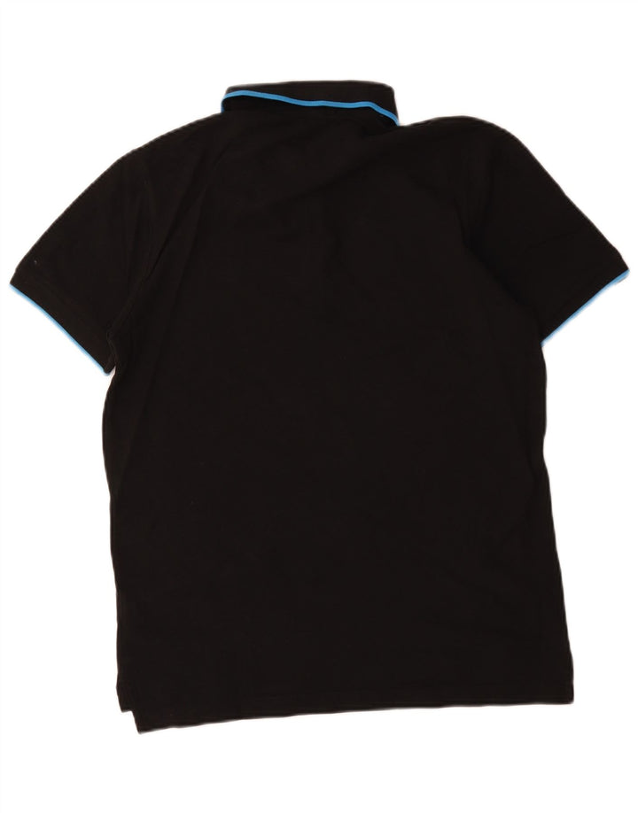 Tricou polo Puma pentru bărbați, bumbac negru mic