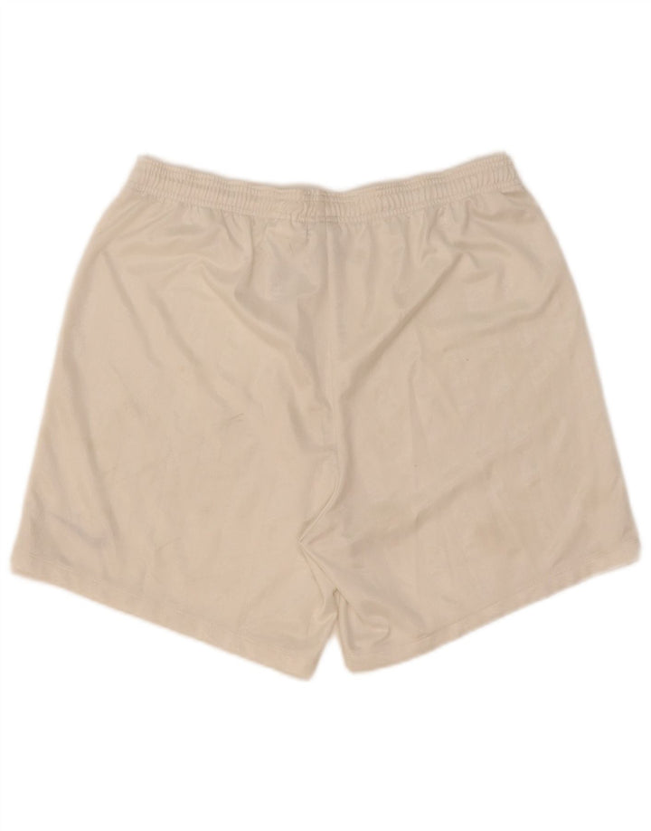 Pantaloni scurți sport Nike pentru bărbați, mari, alb, din poliester