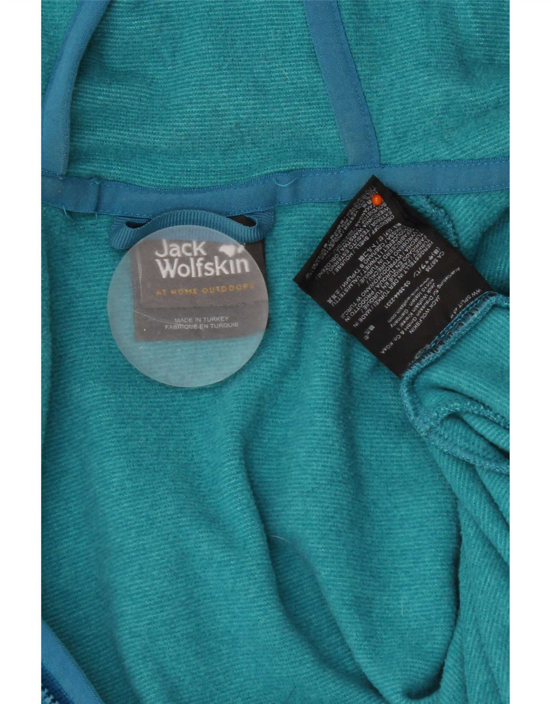 Jack Wolfskin Jachetă de trening cu glugă pentru femei UK 18 XL Poliester albastru