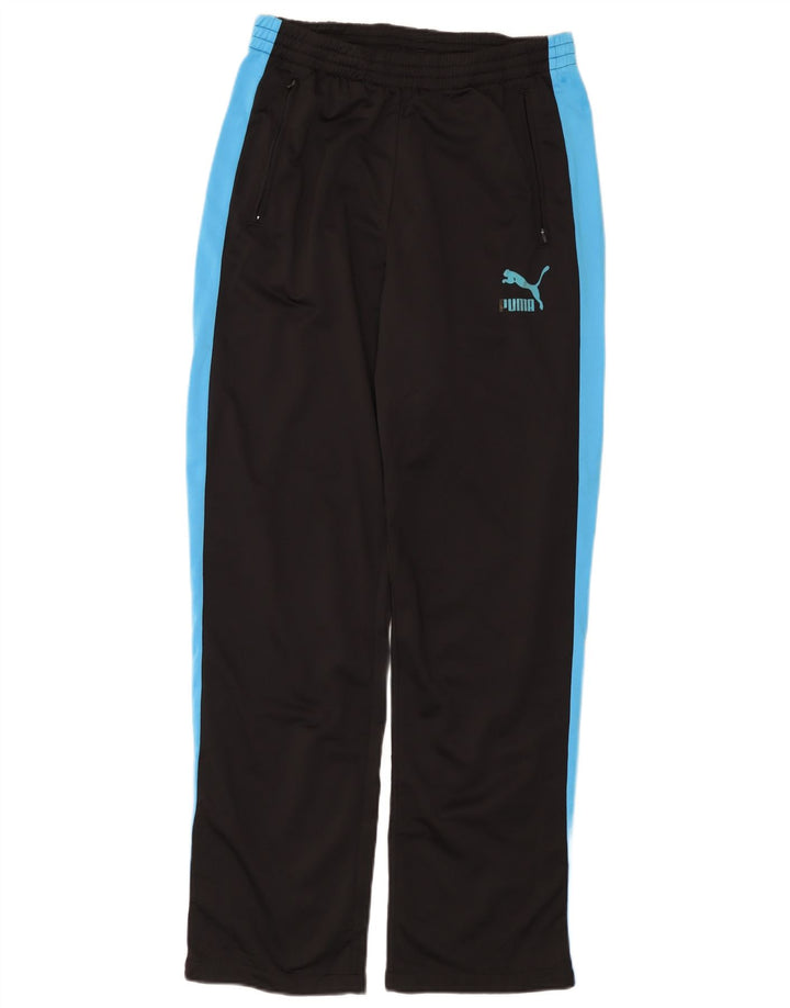 Pantaloni de trening Puma pentru bărbați, negru mediu, poliester color bloc