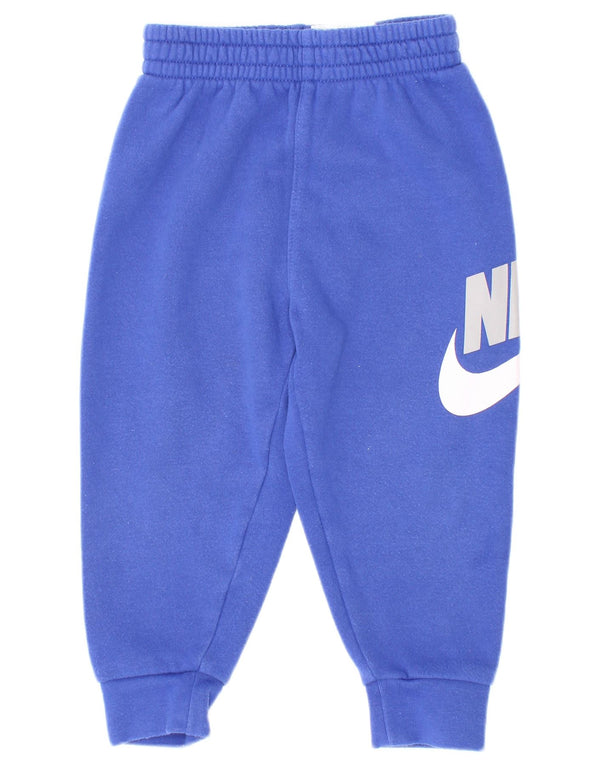 Pantaloni de trening Nike Bebeluși Băieți Grafic Joggeri 18-24 Luni Bumbac Albastru