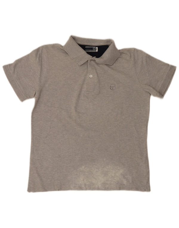 Tricou polo Sergio Tacchini pentru bărbați IT 48 Bumbac gri mic