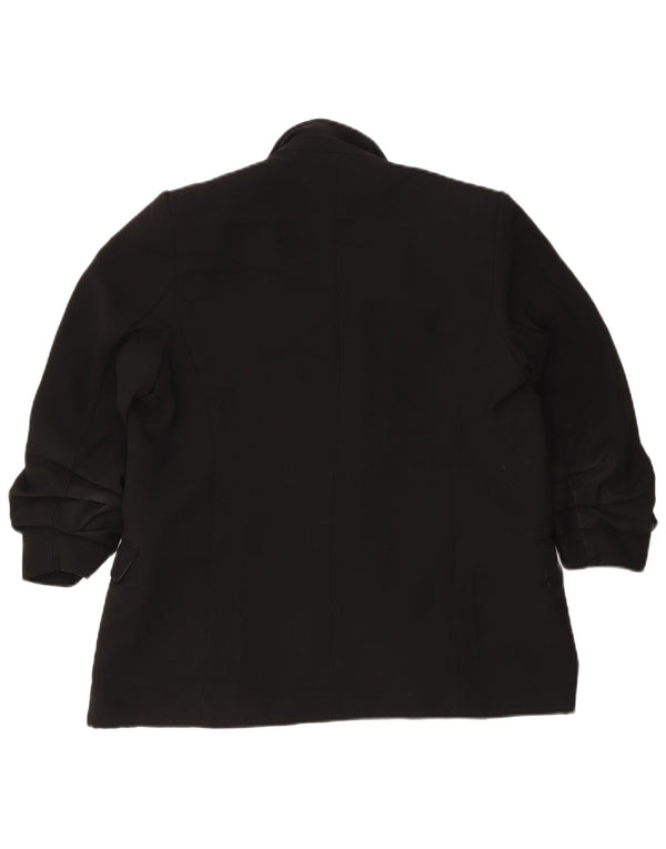 Jachetă pentru femei Marks & Spencer Open Blazer UK 14, mare, negru, poliester