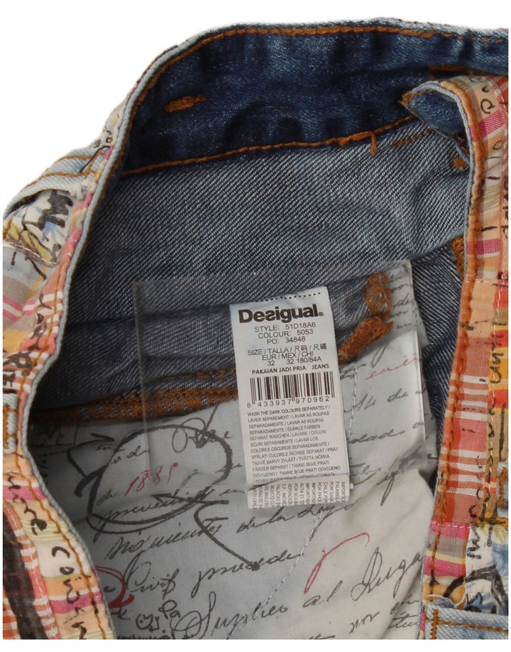 Blugi Desigual Bărbați Drepți W32 L30 Bumbac Albastru