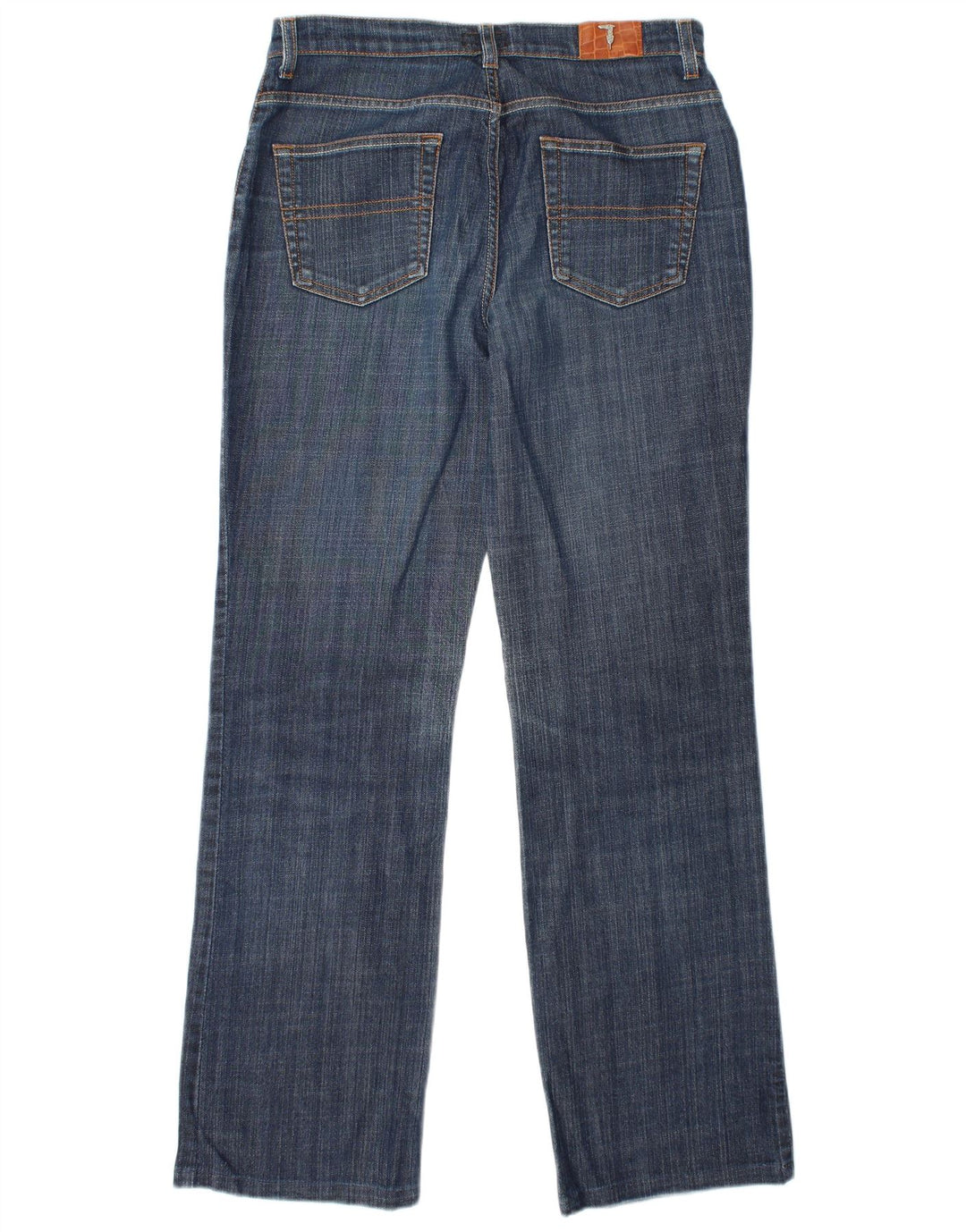TRUSSARDI Blugi drepti pentru femei W30 L31 Bumbac albastru