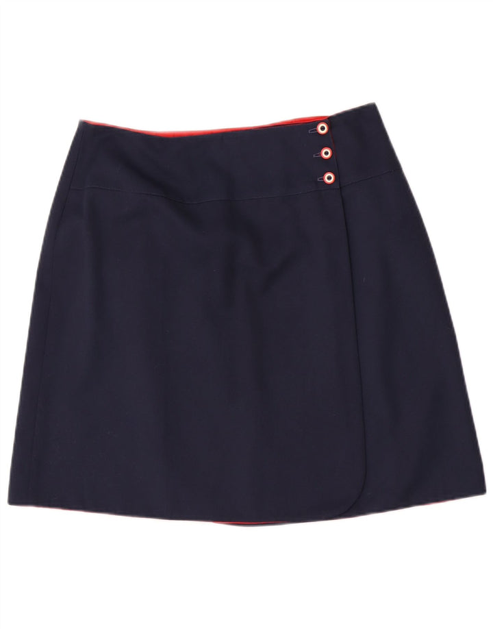 Fusta reversibilă pentru femei Vintage Medium W30 Bleumarin