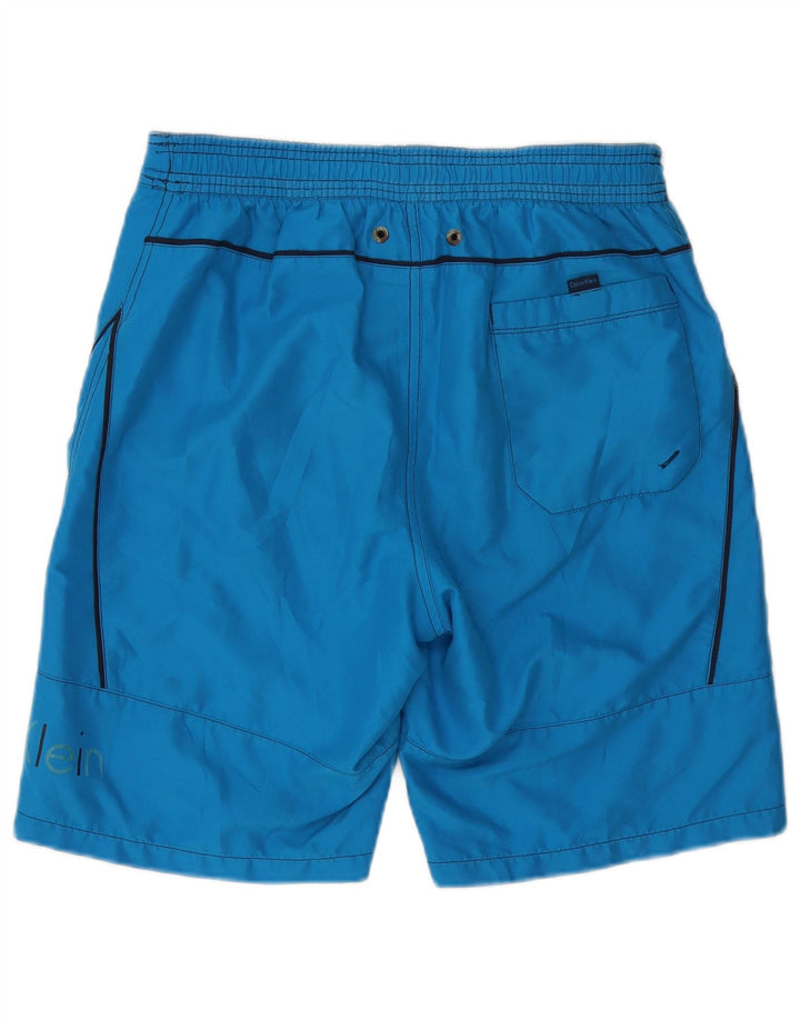 Pantaloni scurți de baie Calvin Klein pentru bărbați, albastru, poliester