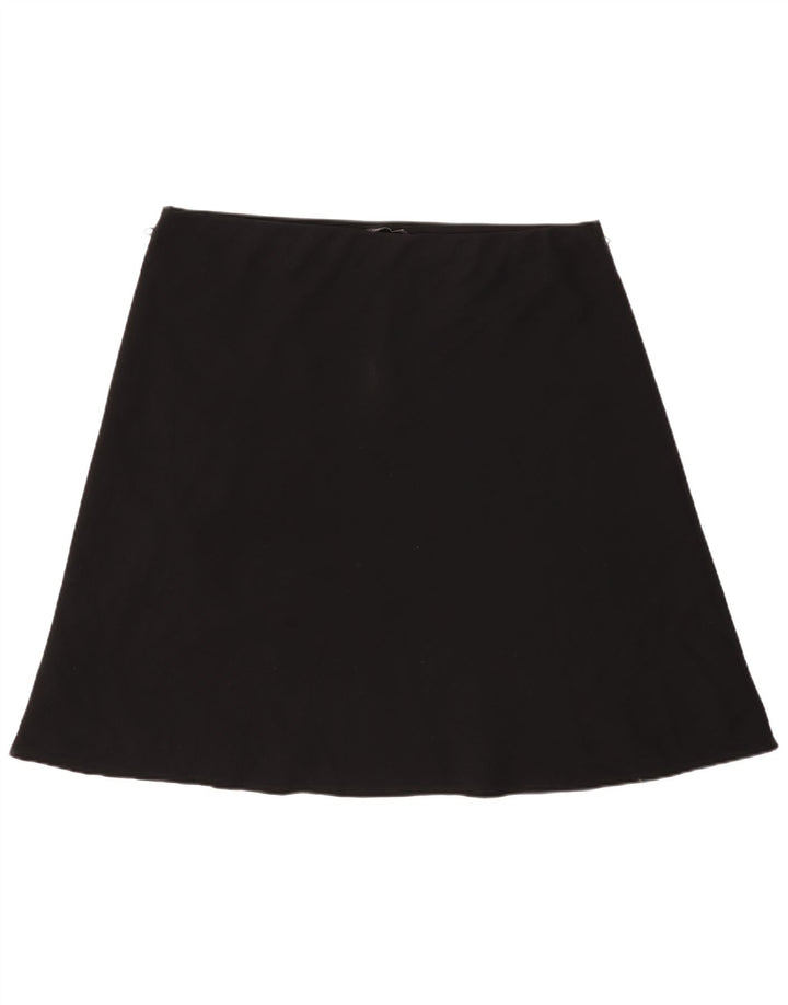 Fustă A-Line pentru femei Marks & Spencer UK 20 2XL W40 Poliester negru