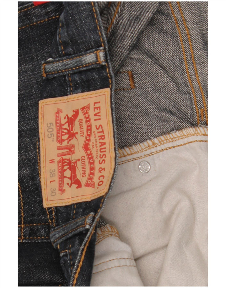 Blugi drepti pentru bărbați Levi's 505 W38 L30 bleumarin