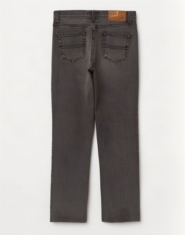 Blugi drepti pentru femei Trussardi W27 L28 bumbac gri