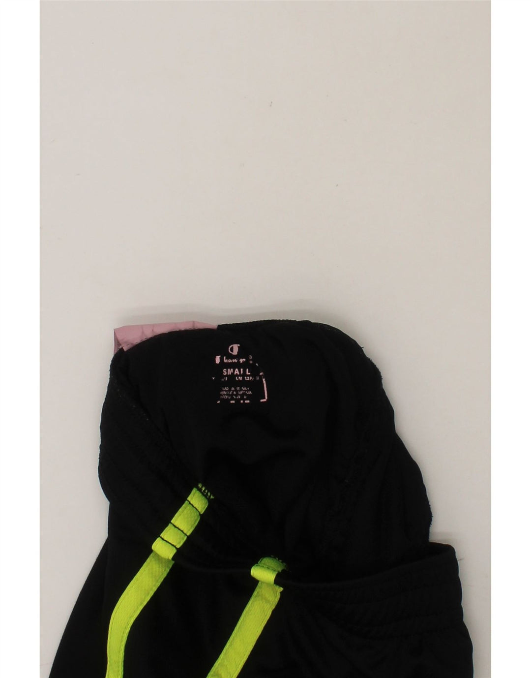 CHAMPION Boys Graphic Sport Shorts 7-8 Years Small Black Polyester Vintage Champion and Second-Hand Champion from Messina Hembry 
