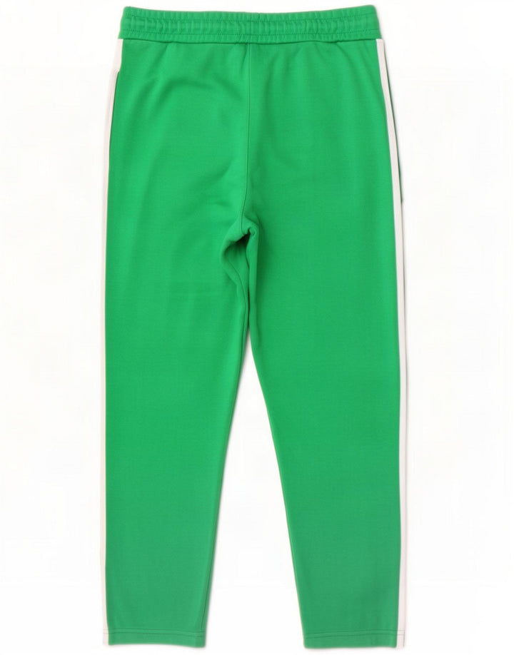 Pantaloni de trening adidas pentru bărbați, bumbac verde mediu