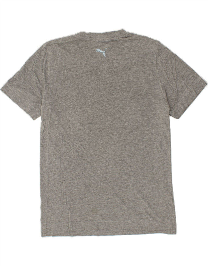 PUMA Mens Graphic T-Shirt Top Medium Grey Vintage Puma and Second-Hand Puma from Messina Hembry 