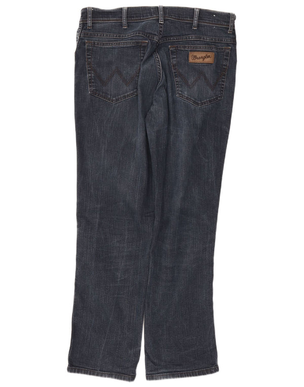 Blugi drepte pentru bărbați Wrangler Texas W34 L32 bumbac bleumarin
