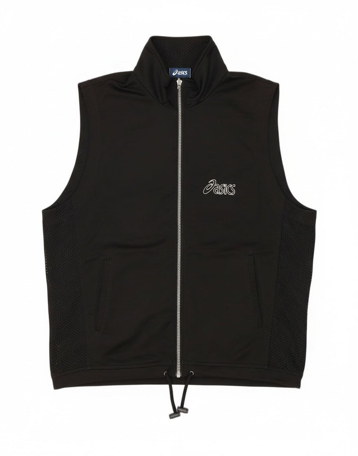 Jachetă de trening fără mâneci pentru bărbați Asics, mare, neagră