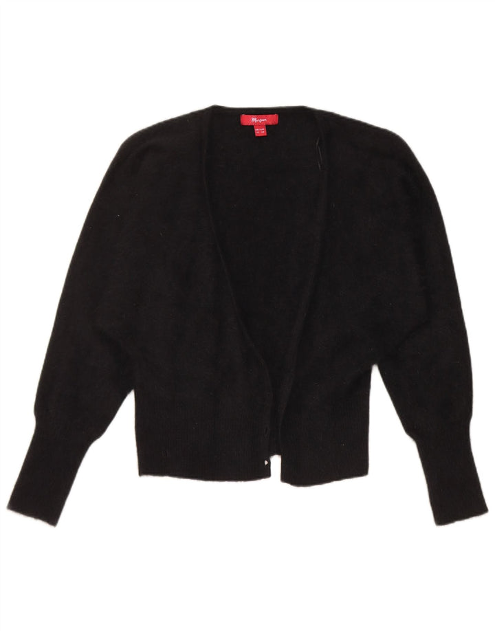 Pulover cardigan deschis pentru femei Monsoon UK 12 Medium Black Angora